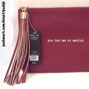 💛NWT Olivia and Joy Saying Pouch